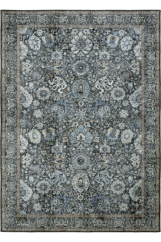 Green Carpet Runner Antique Pattern Vintage Chenille Carpet Authentic Floral Washable Living Room Carpet