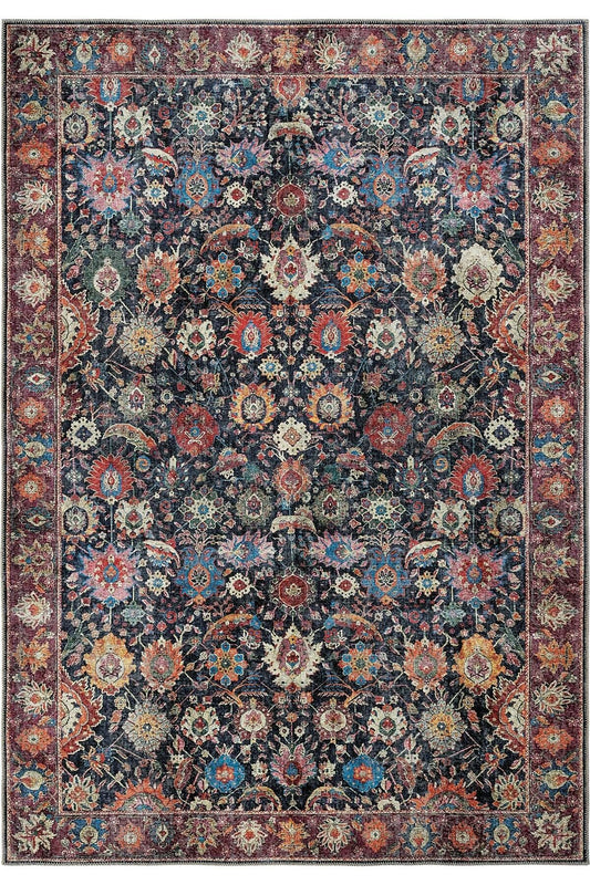 Colorful Antique Carpet Vintage Carpet Runner Digital Printing Carpet Floral Authentic Carpet Living Room Carpet