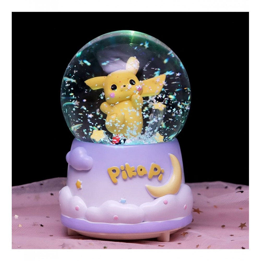 Pikachu Light and Music Medium Snow Globe