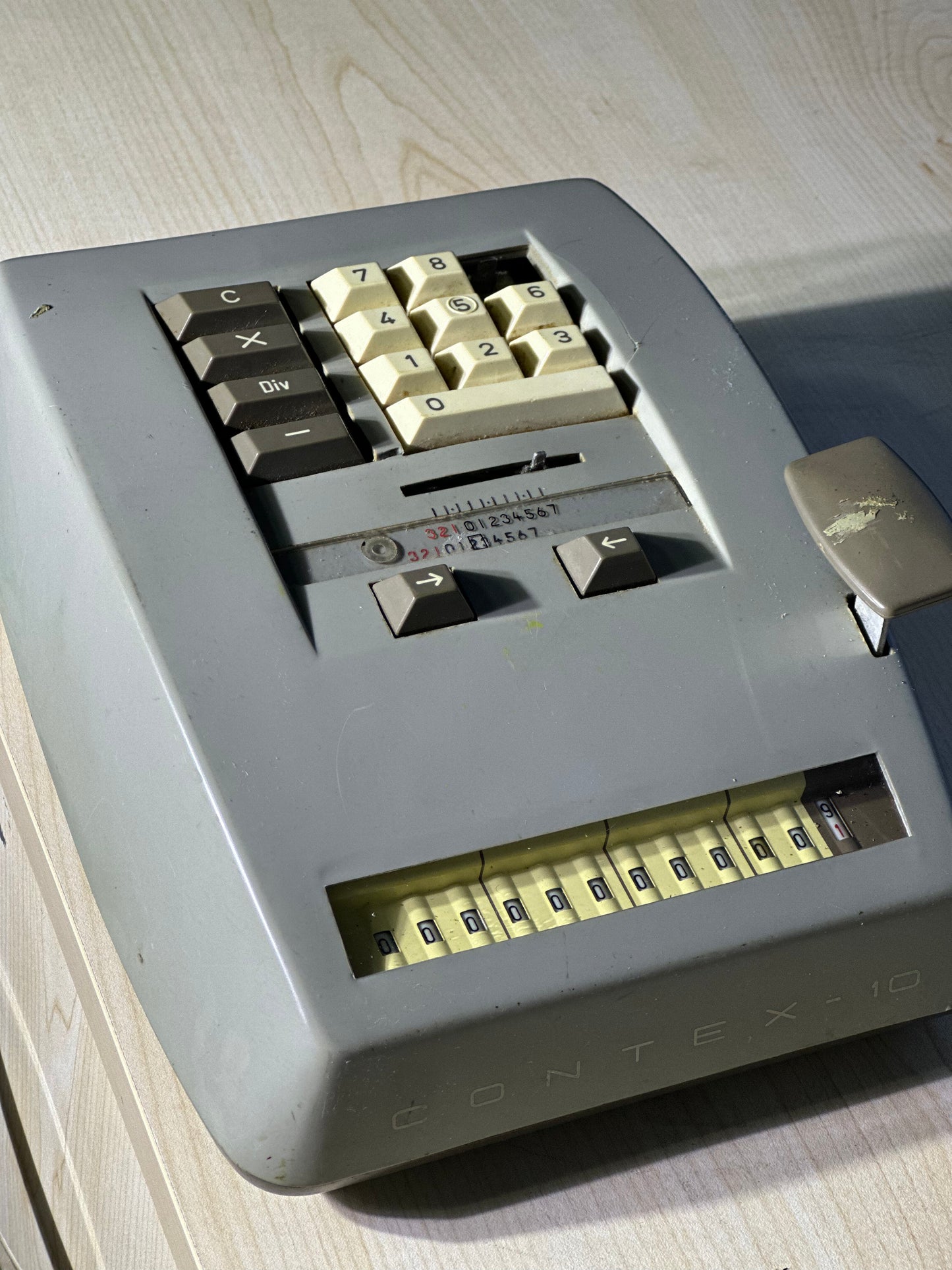 CONTEX-10 Mechanical Calculator – A Vintage Classic