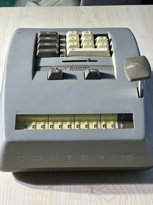 CONTEX-10 Mechanical Calculator – A Vintage Classic