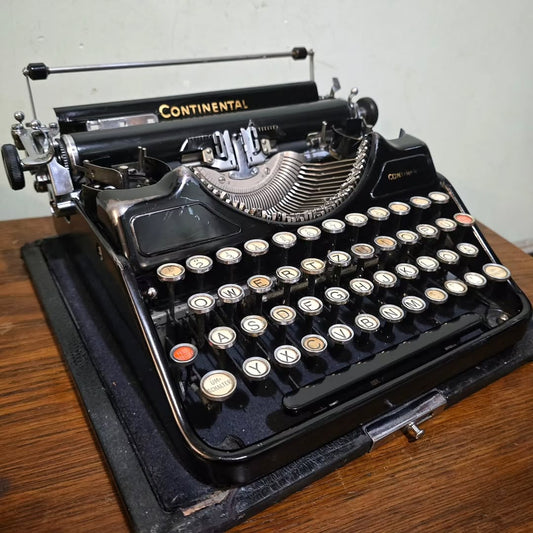 1935 Germany 3rd Reich Era  Continental brand Portable model portable typewriter