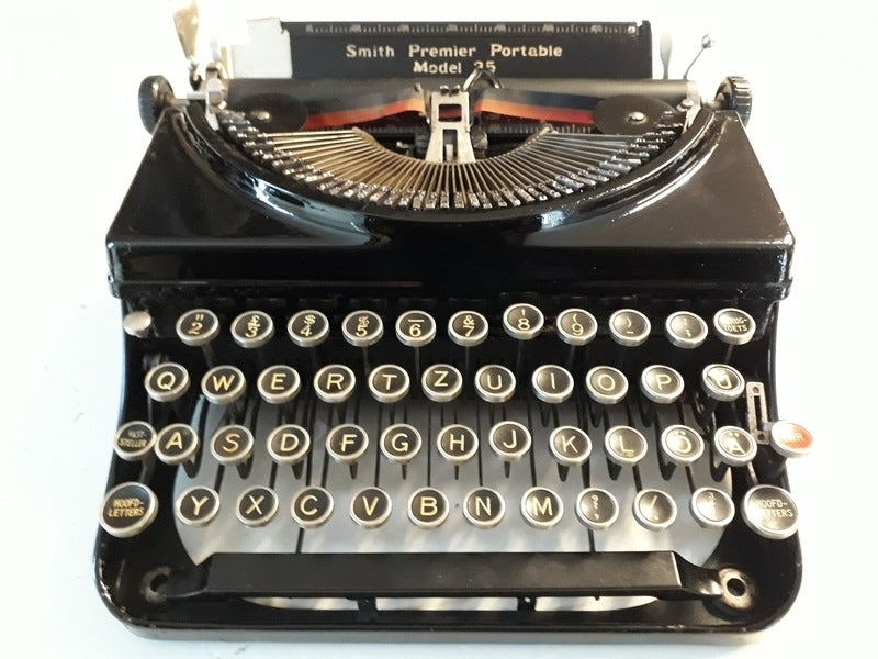 1930s American production, Smith Premier 35 portable Typewriter
