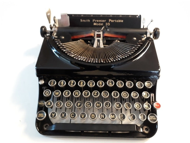 1930s American production, Smith Premier 35 portable Typewriter