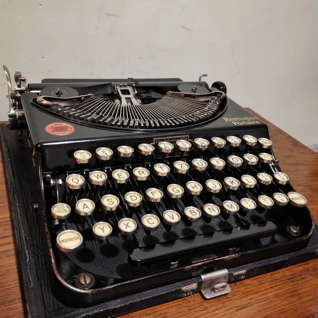 Remington brand Portable 2 model portable typewriter