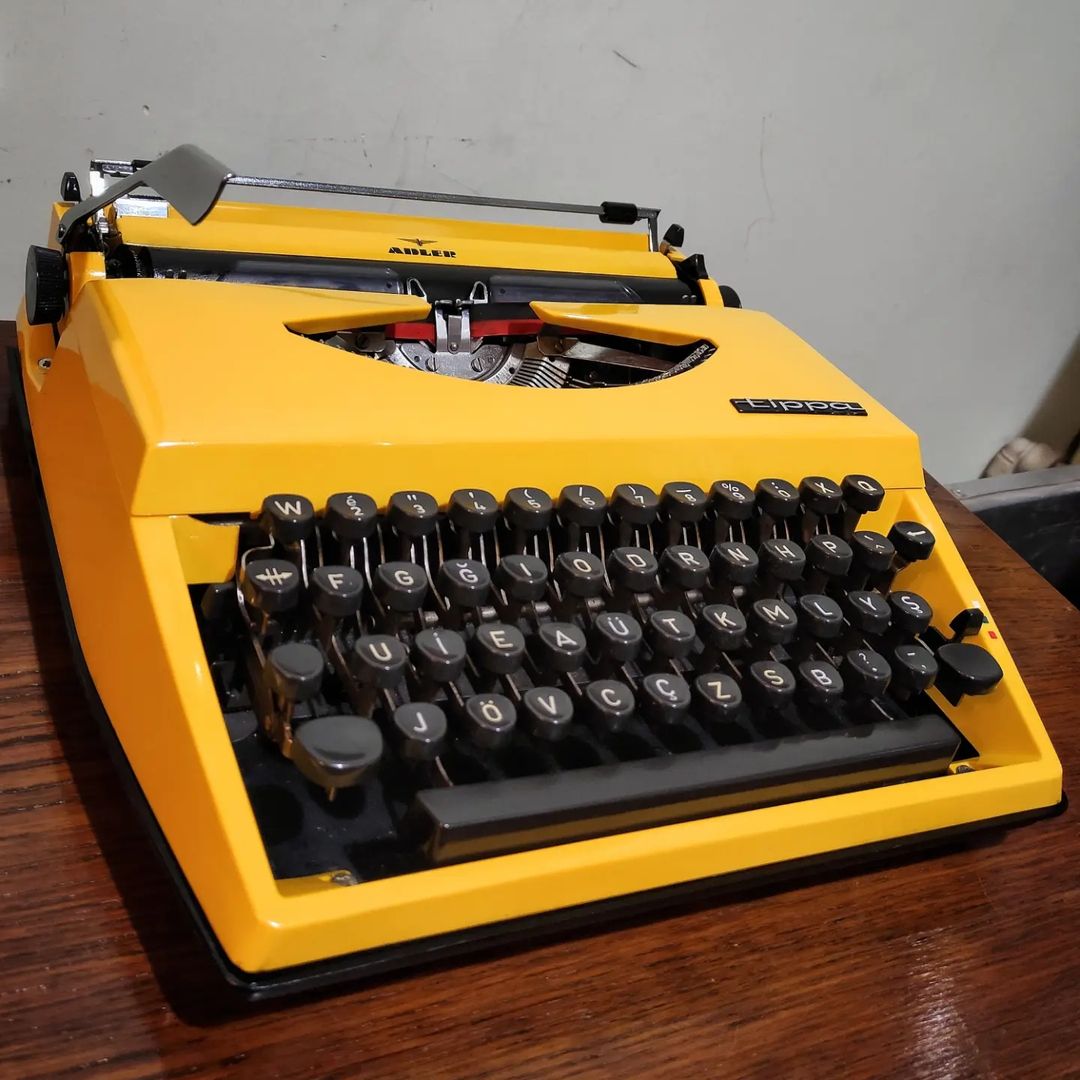 1970's Germany  Adler brand Tippa model portable typewriter