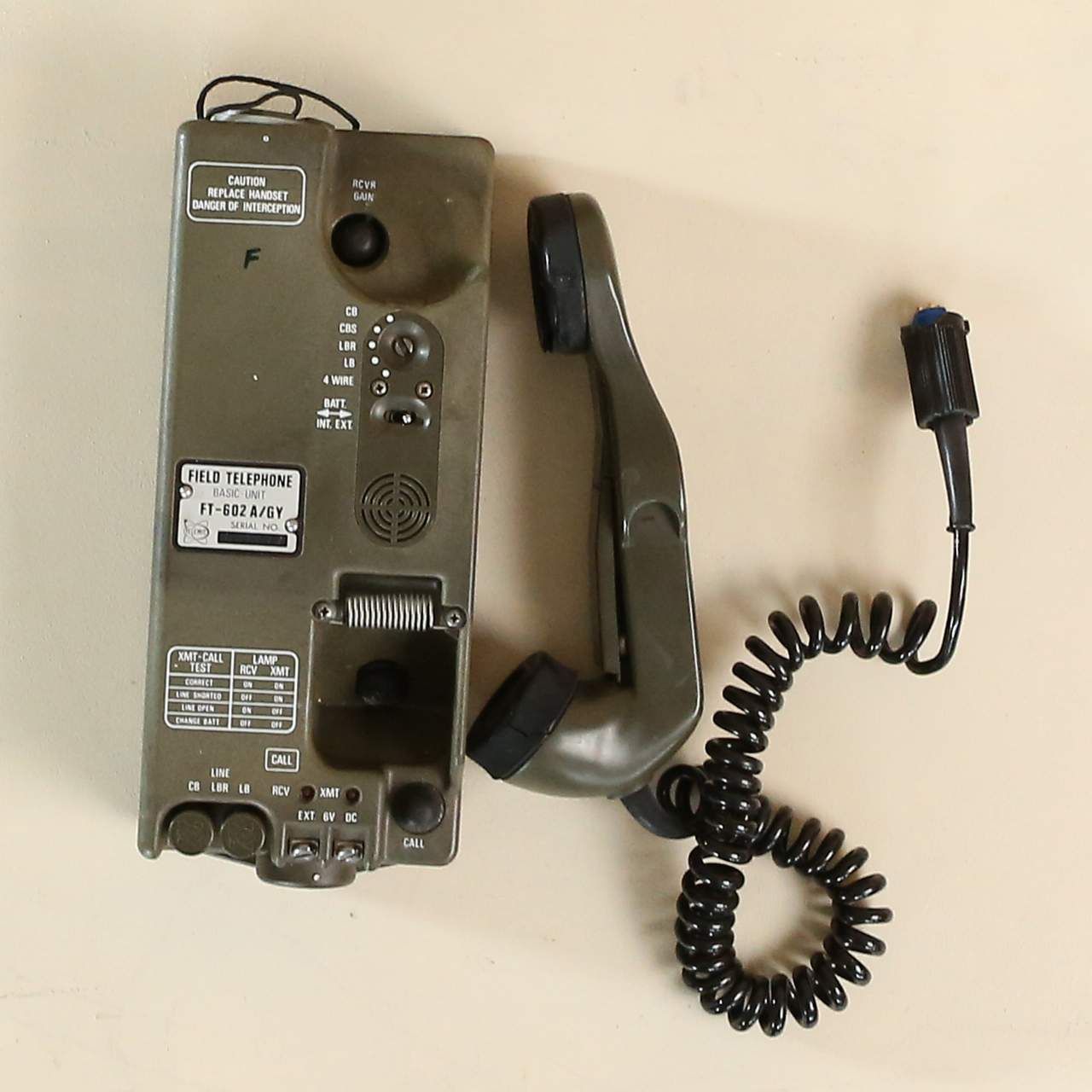 Military Field Telephone – Vintage Type Shop