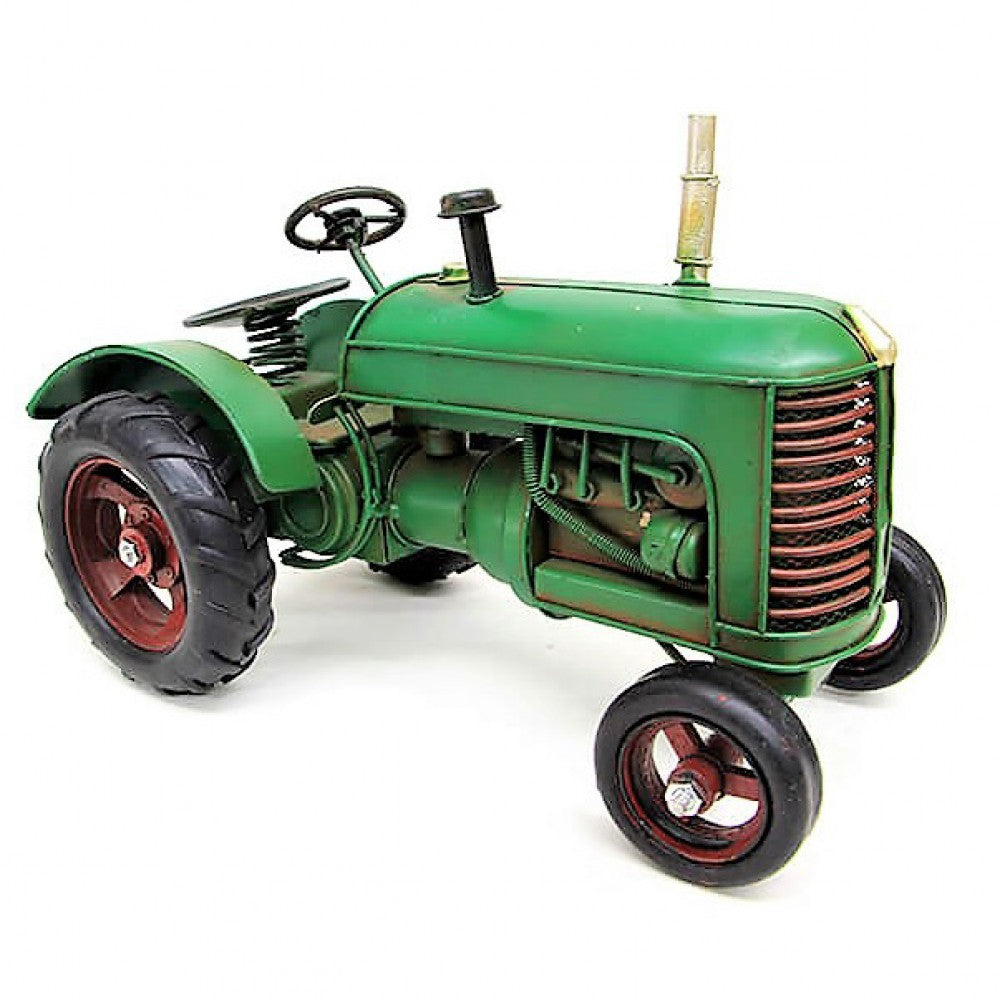 Decorative Nostalgic Metal Garden Tractor Large Size