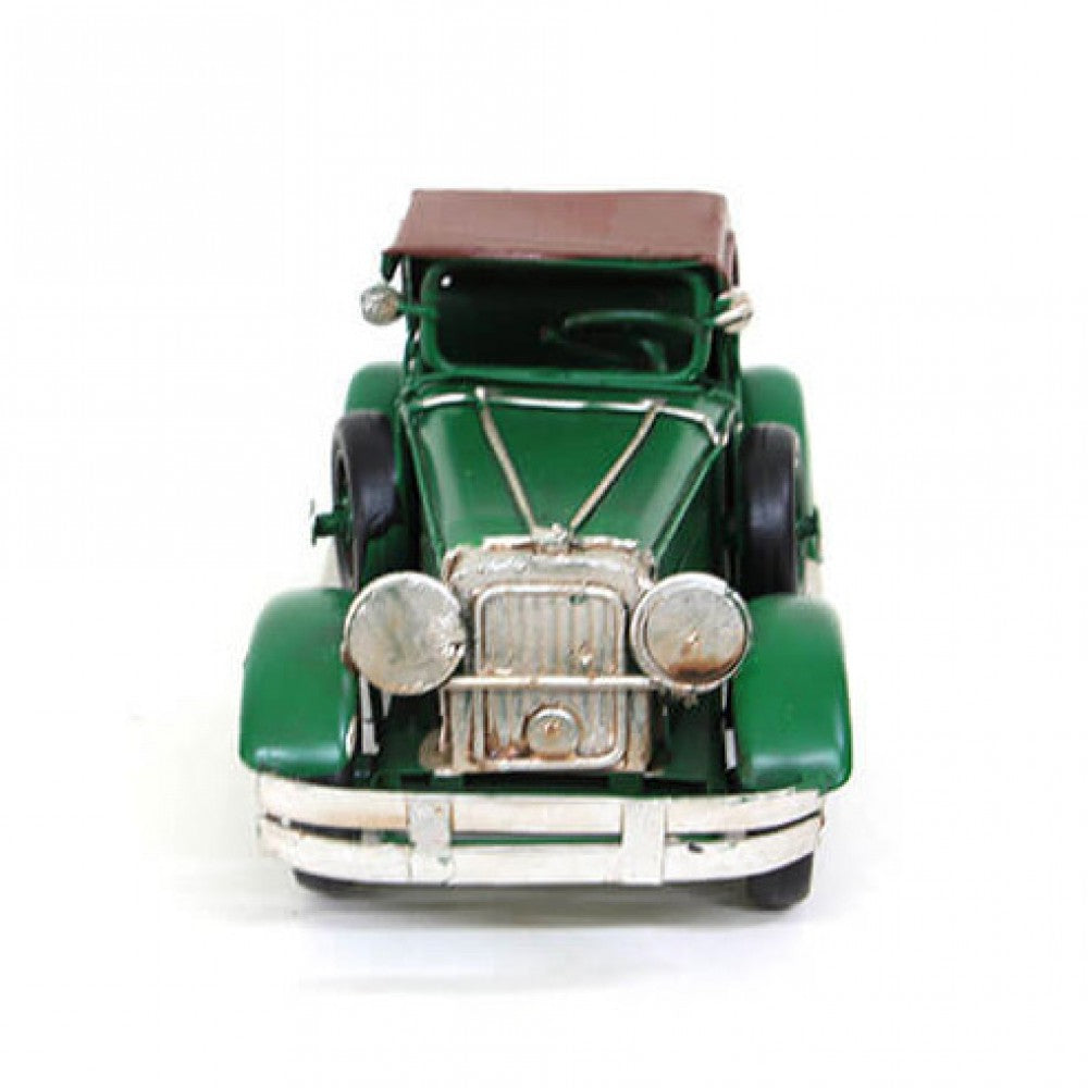 Decorative Metal Car Green