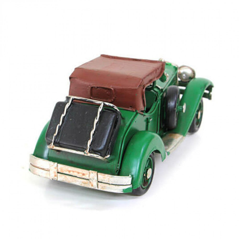 Decorative Metal Car Green