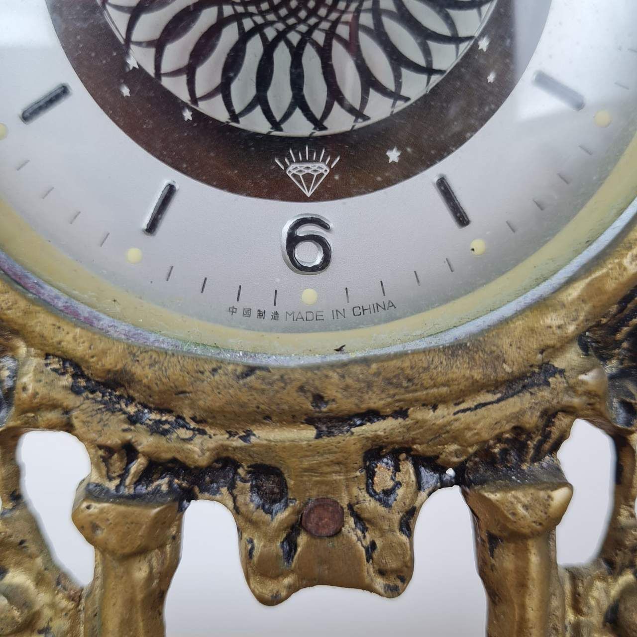 Vintage Desk Clock, Elegant and Stylish Antique Desk Clock,Brass clock.