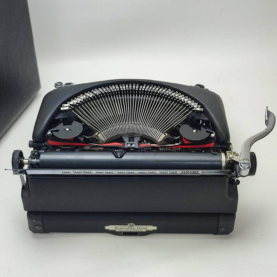 Qwerty*! Remington Rand Deluxe 5 Model Portable Typewriter, All Things are Orjinal and New!!!