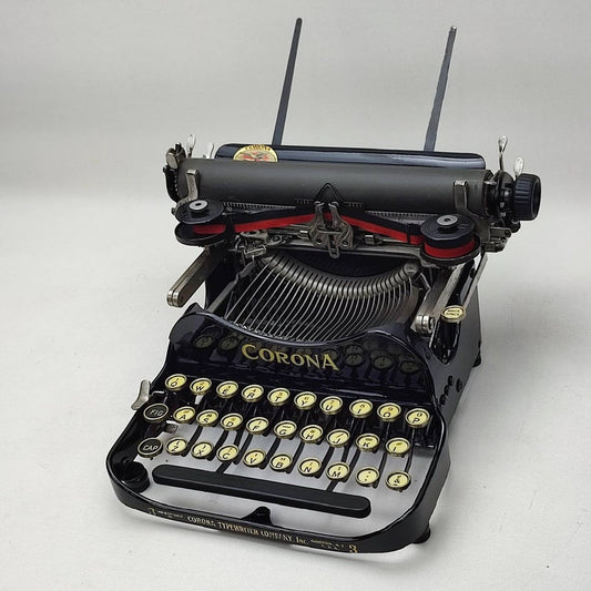 1917s Corona 3 Working Typewriter, Made in Usa, Vintage Typewriter Working, Folding Typewriter