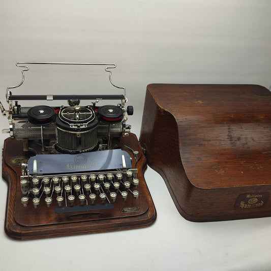 1913's Hammond Antique Typewriter | Collectible Orginal Typewriter | Working Vintage Typewriter | İtalic Font