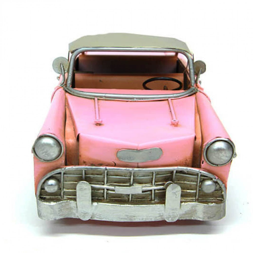 Decorative Metal Nostalgic Chevrolet Giant Size Pink